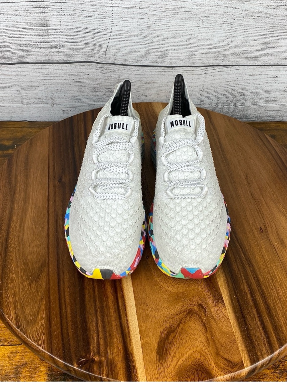 NOBULL Women’s Allday Diamond Knit Runners Wild Print Shoes Sneaker Size 7 - Picture 8 of 12